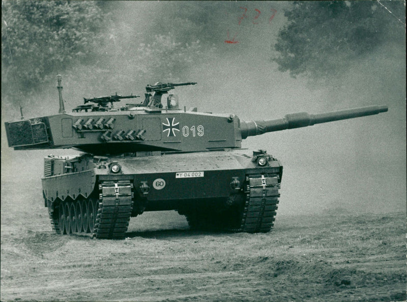 Leopard 2 tanks - Vintage Photograph