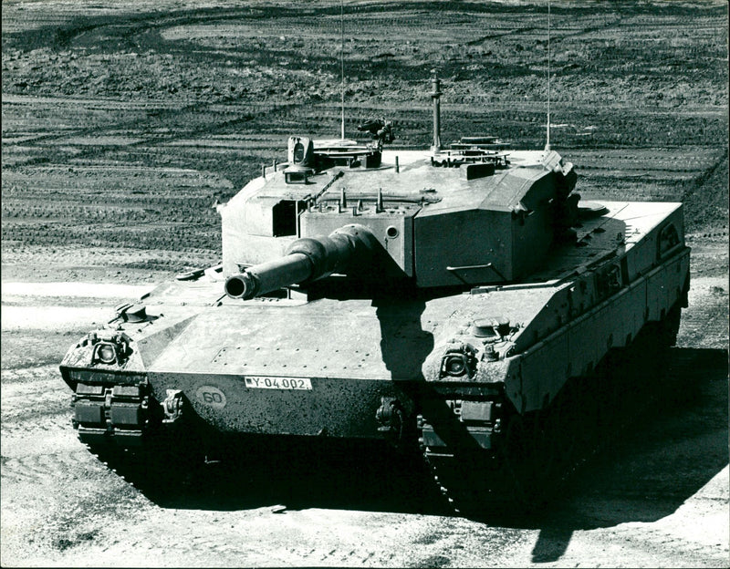 Main battle tank Leopard 2 - Vintage Photograph