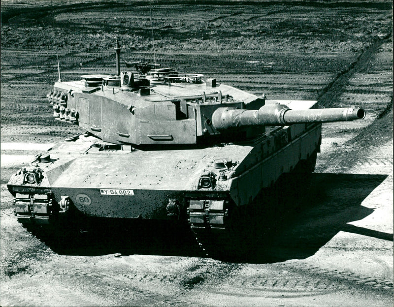 Main battle tank Leopard 2 - Vintage Photograph