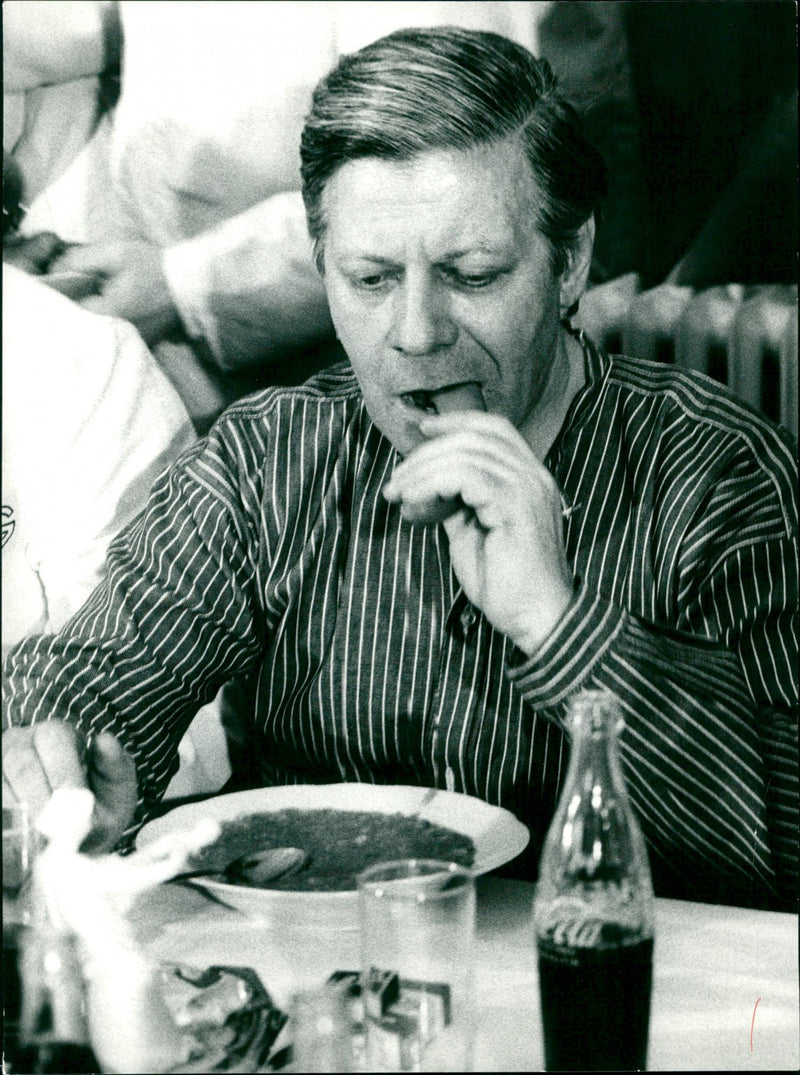 Helmut Schmidt - Vintage Photograph