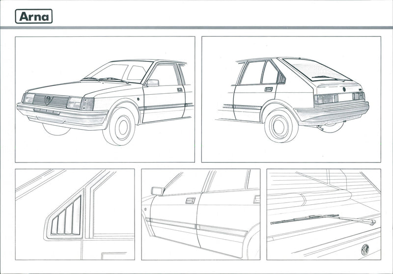 1984 Alfa Romeo Arna - Vintage Photograph