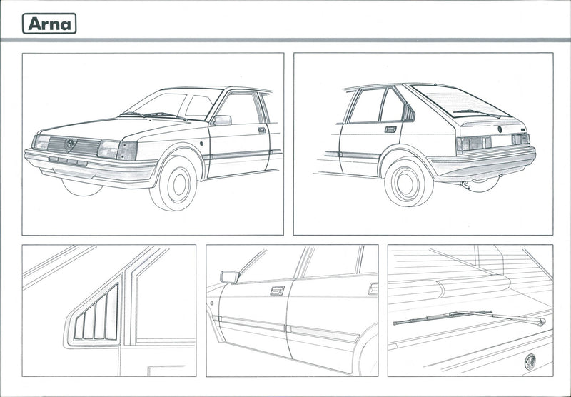 1984 Alfa Romeo Arna - Vintage Photograph