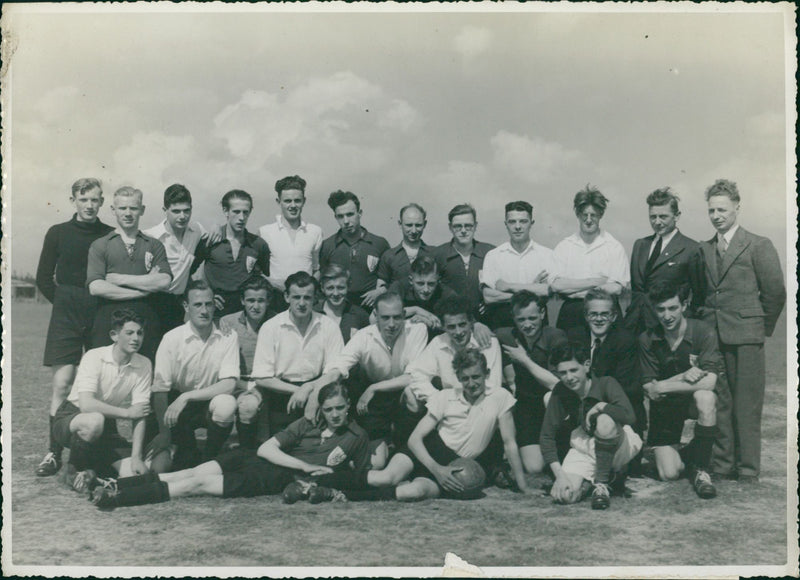 Soccer team from V.D.S. - Vintage Photograph