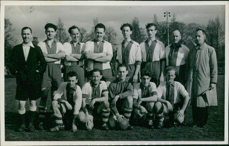 Soccer team photo - Vintage Photograph