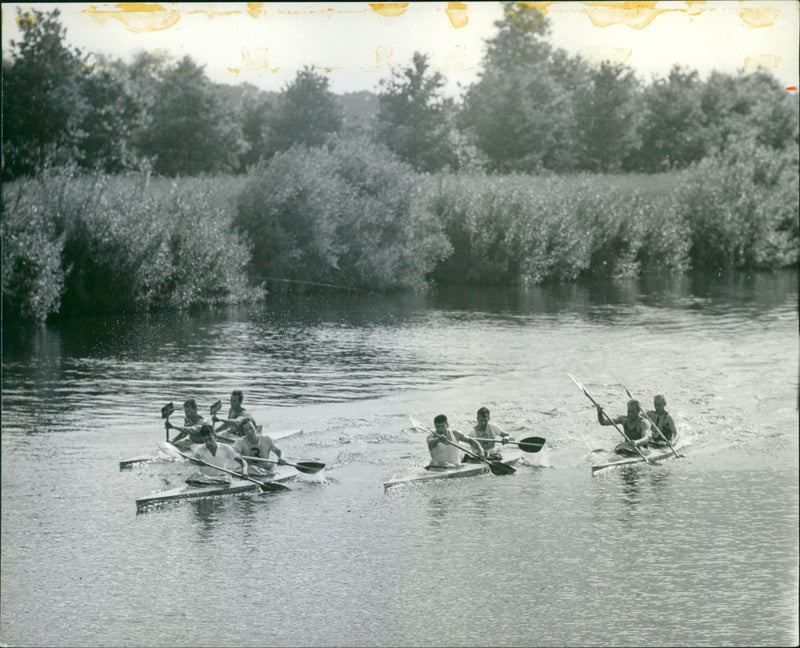 Rowing championship - Vintage Photograph