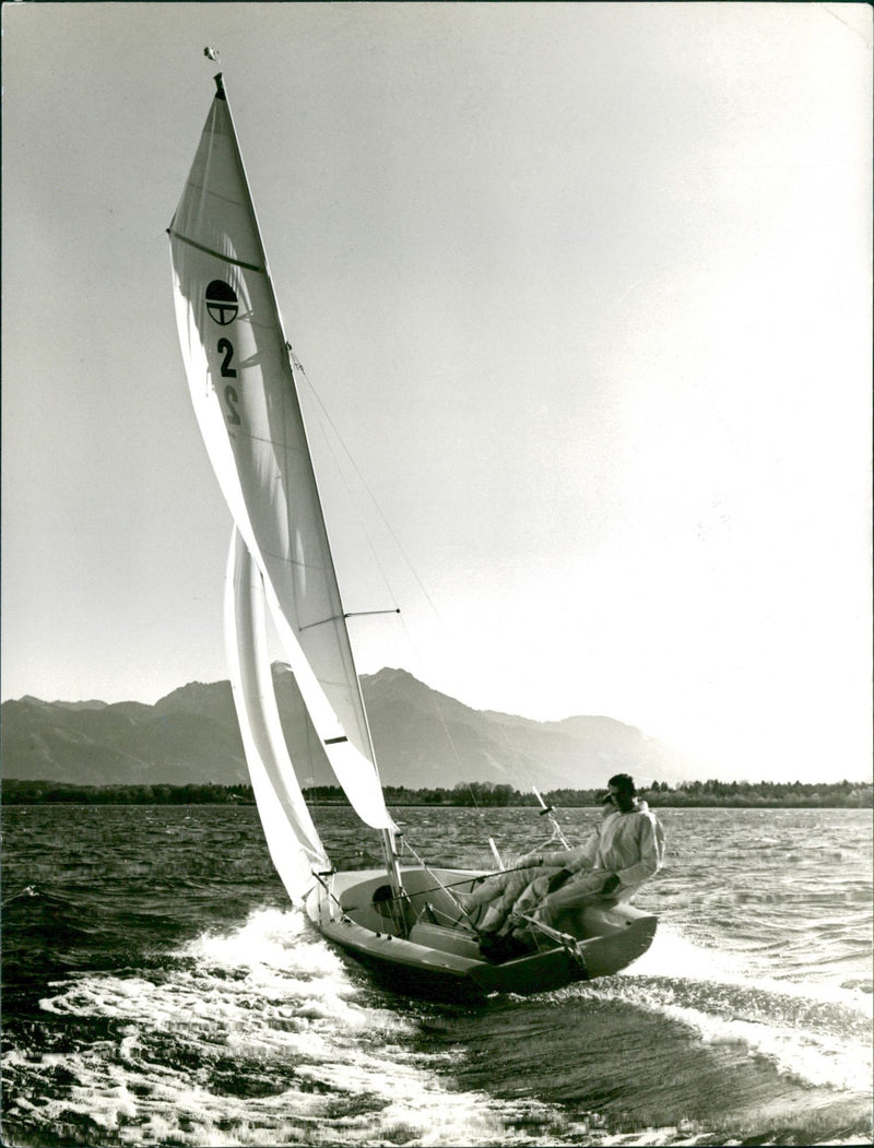 Sailboat - Vintage Photograph