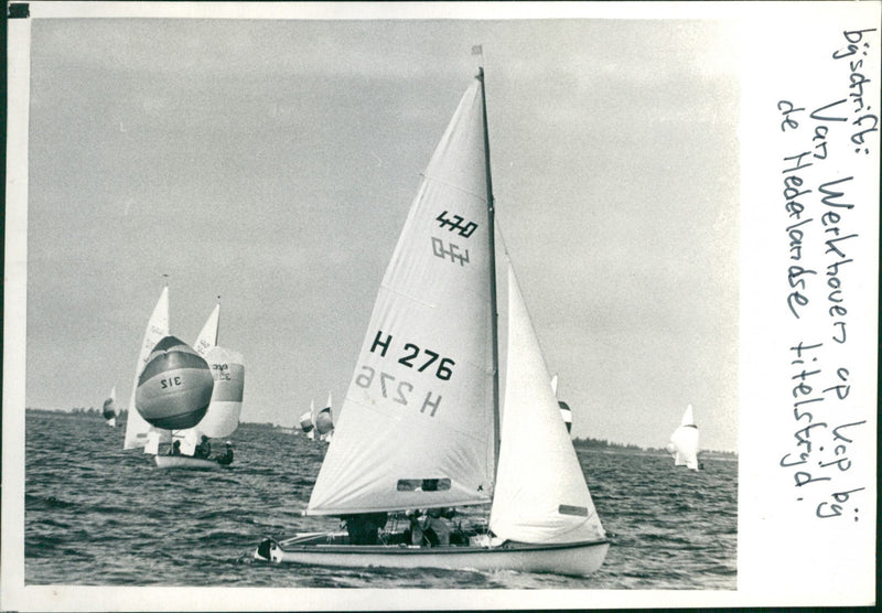 Sail championship - Vintage Photograph