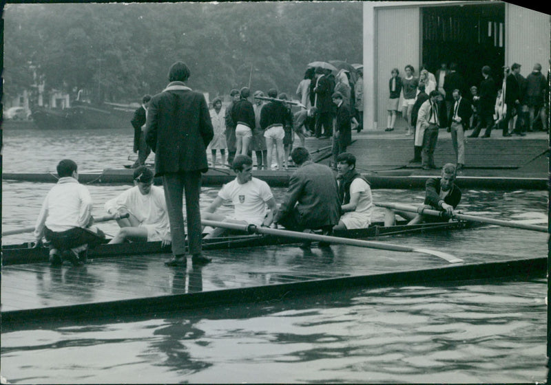 Rowing docks - Vintage Photograph