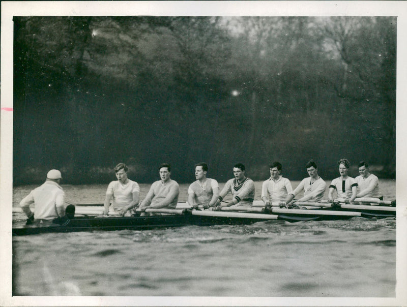 Rowing - Vintage Photograph