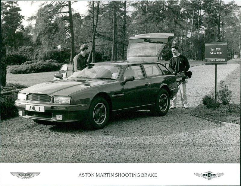 Aston Martin Shooting Brake - Vintage Photograph