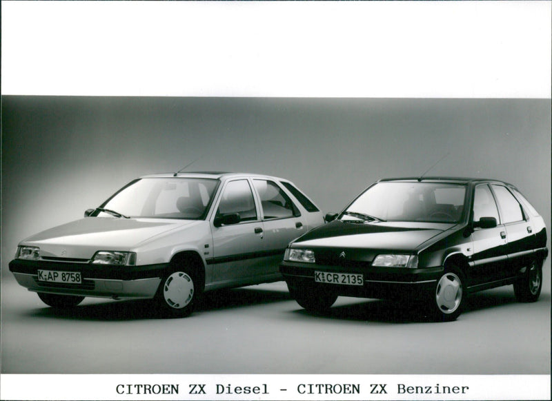 CITROEN ZX Diesel -CITROEN ZX petrol engine - Vintage Photograph