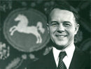 The politician Ernst Albrecht - Vintage Photograph
