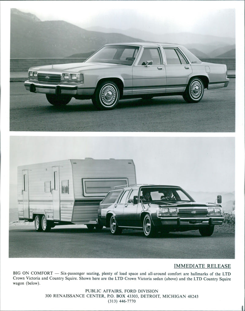 LTD Country Squire wagon - Vintage Photograph