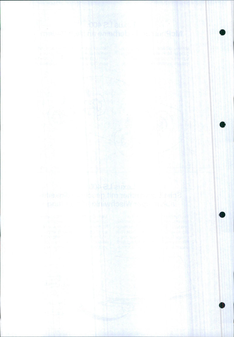 Lexus LS 400 - Vintage Photograph