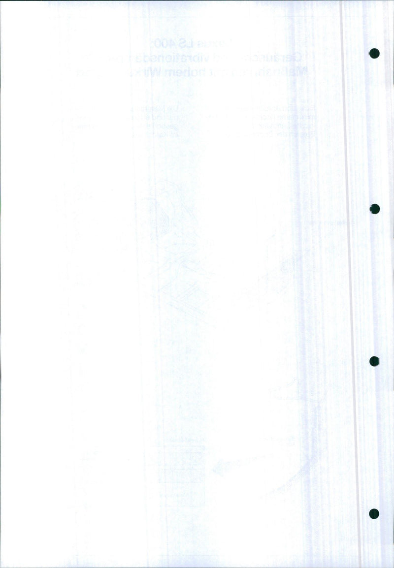 Lexus LS 400 - Vintage Photograph