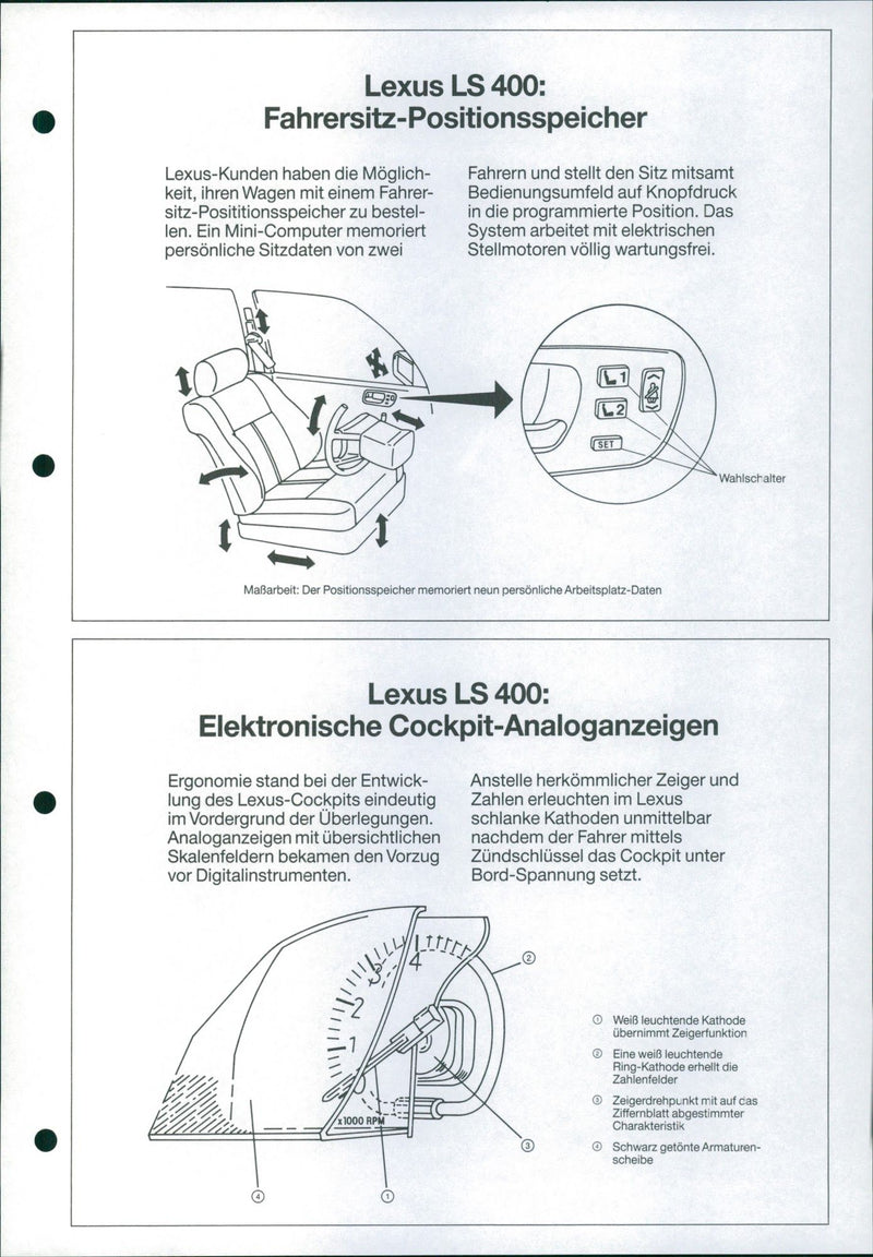 Lexus LS 400 - Vintage Photograph