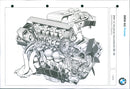 1993 BMW 1.8 litre engine - Vintage Photograph