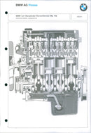 1993 BMW 1.8 litre engine - Vintage Photograph