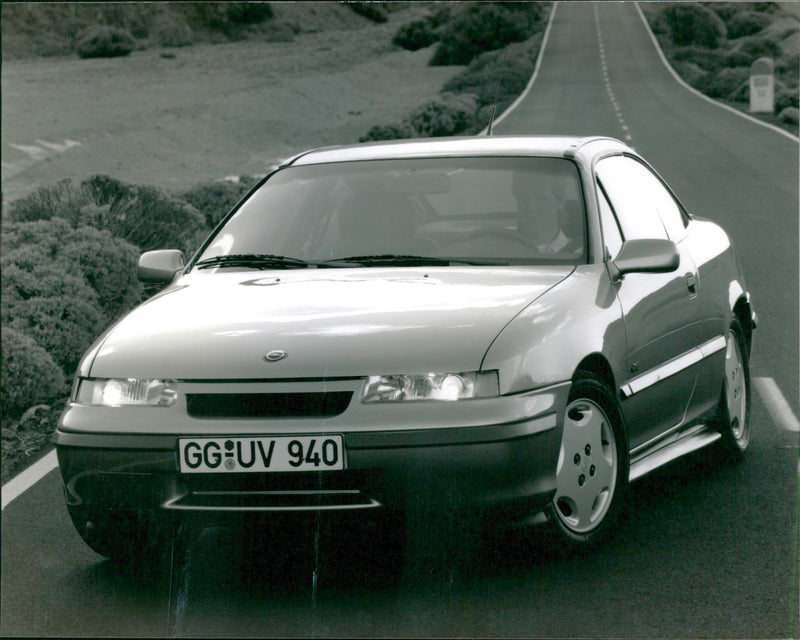 1990 Opel Calibra. - Vintage Photograph