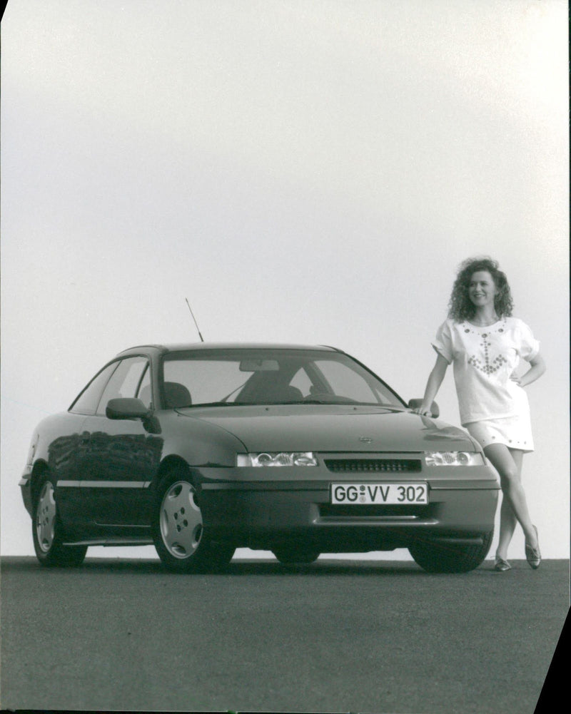 1990 Opel Calibra. - Vintage Photograph
