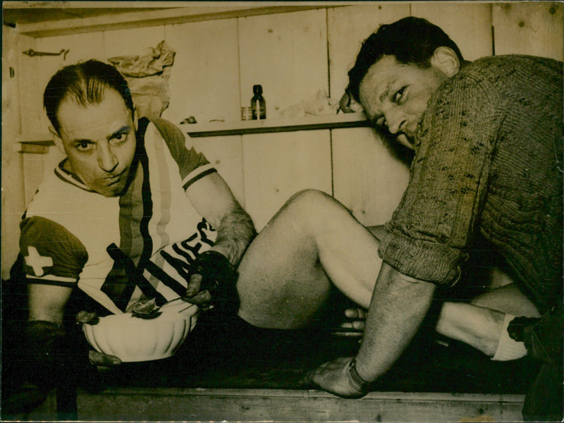 Hans Knecht and Rik Van Steenenbergen - Vintage Photograph