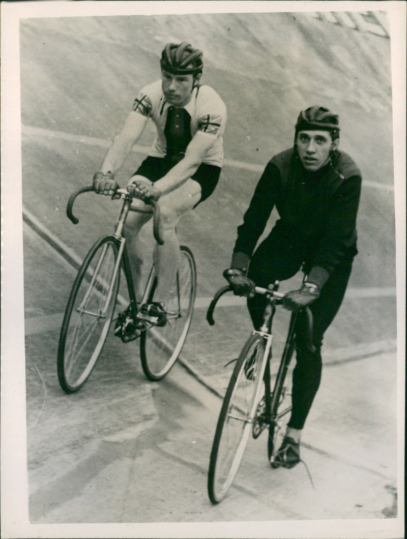 Reg Harris and Oscar Plattner - Vintage Photograph