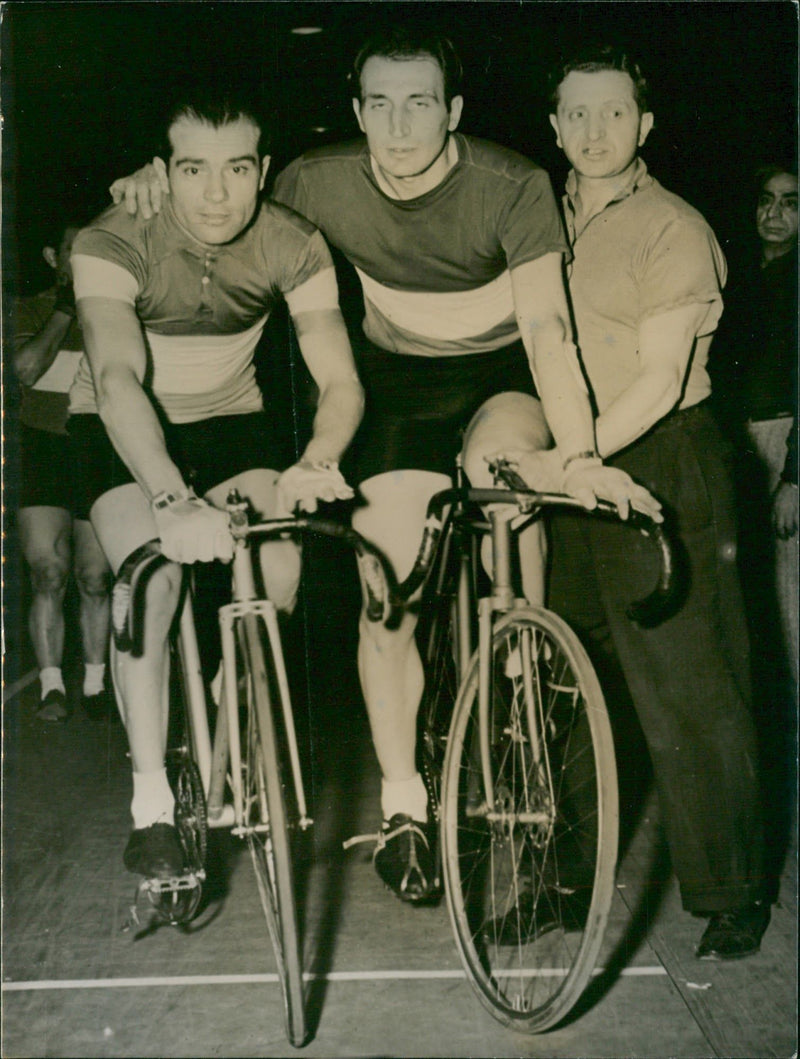 Six Day Bike Race - Vintage Photograph