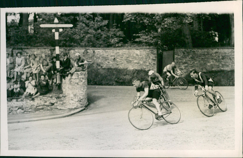 Isle of Man Cycle Race - Vintage Photograph