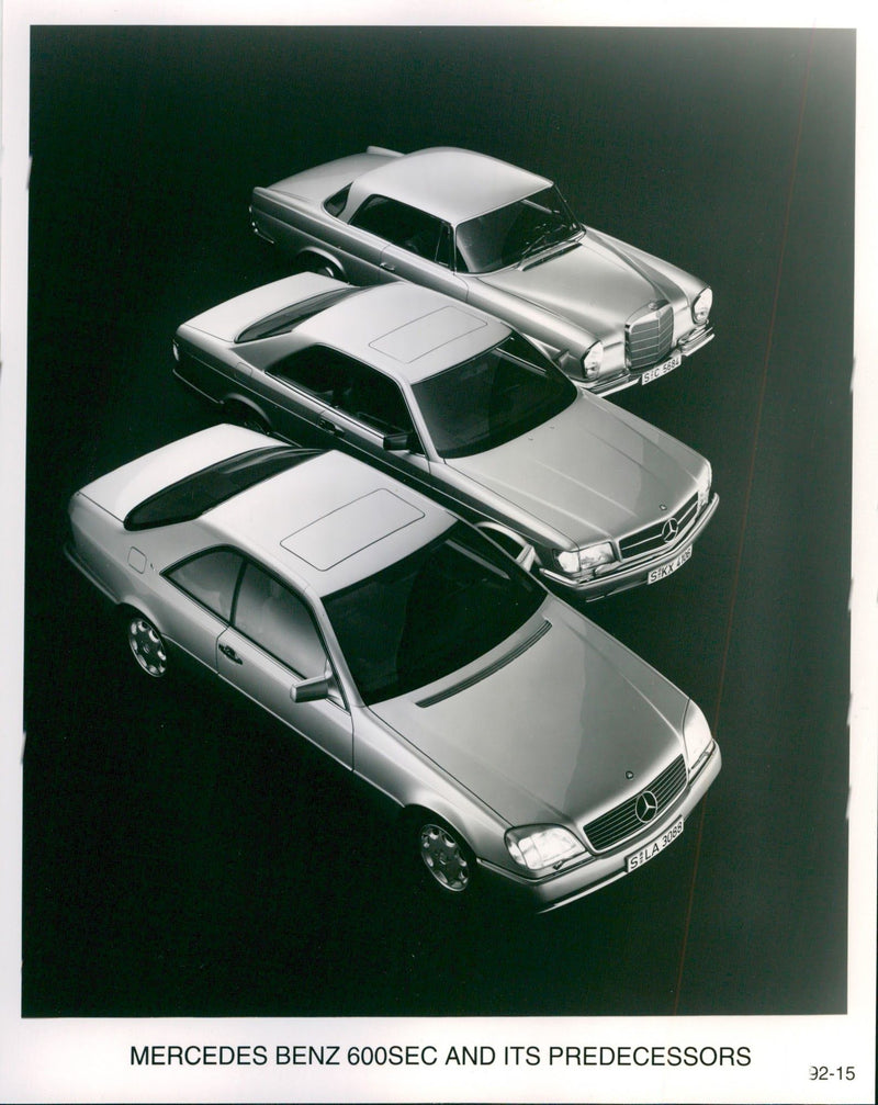 1992 Mercedes Benz 600SEC - Vintage Photograph