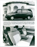 1992 Mazda MPV 2WD V-6, sideview and seating - Vintage Photograph