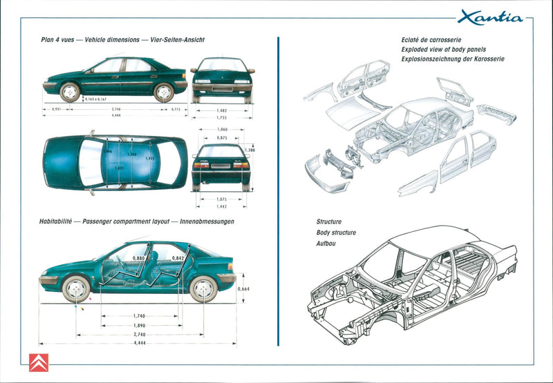 Citroën Xantia - Vintage Photograph