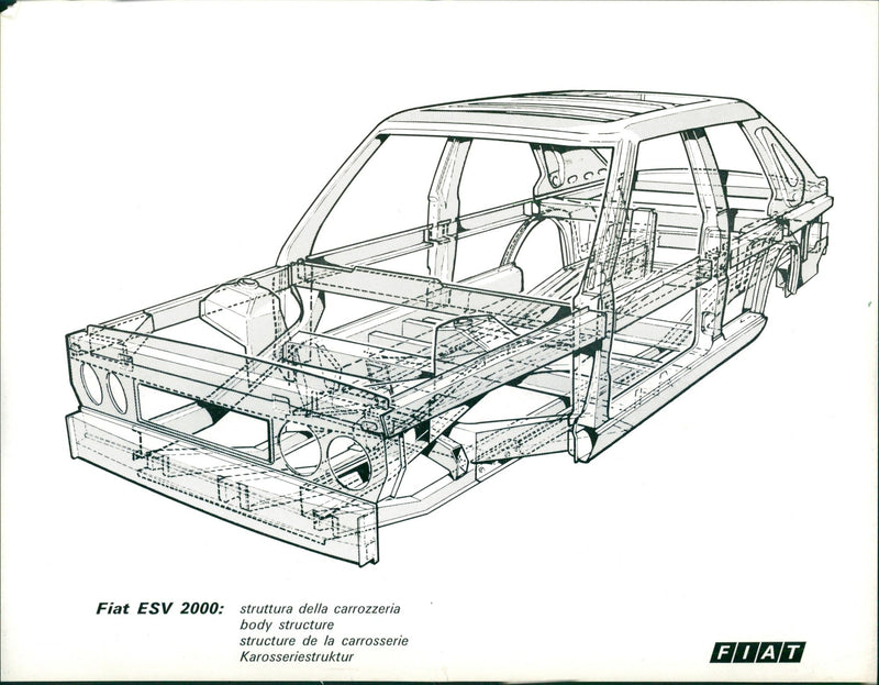 Fiat ESV 2000 - Vintage Photograph