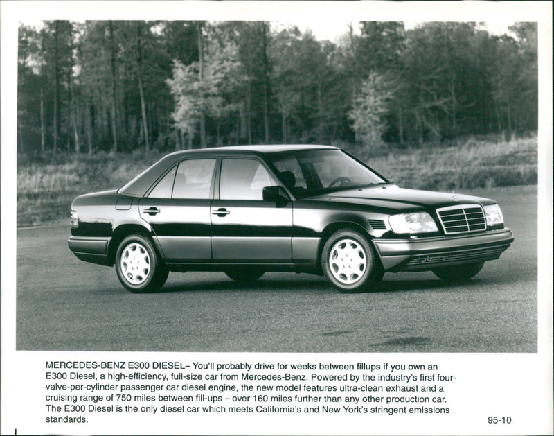 Mercedes-Benz E300 Diesel - Vintage Photograph