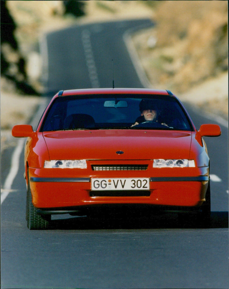 1990 Opel Calibra. - Vintage Photograph