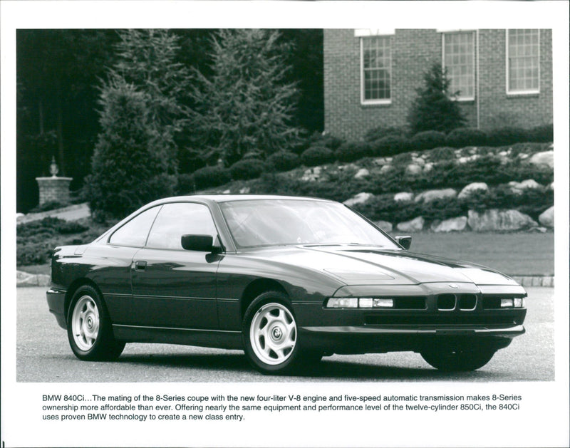 BMW 840Ci - Vintage Photograph