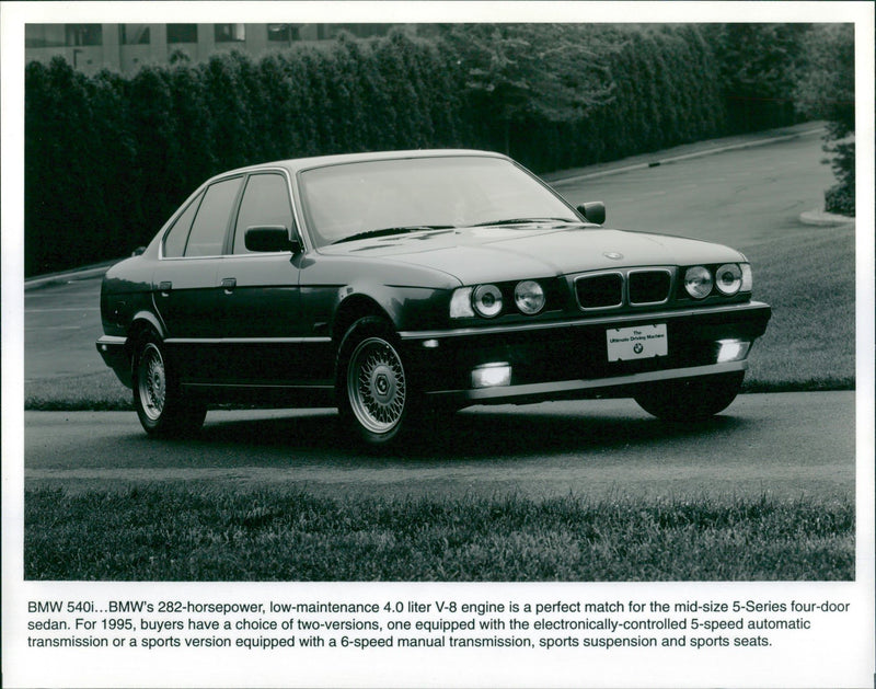 1995 BMW 540i - Vintage Photograph
