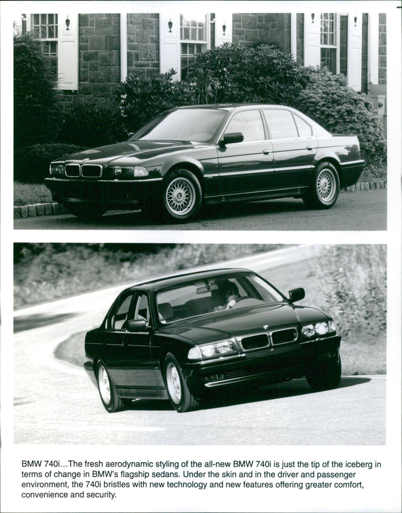 BMW 740i - Vintage Photograph