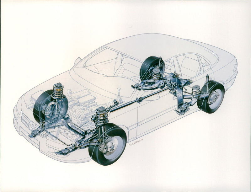 Opel Omega - Vintage Photograph