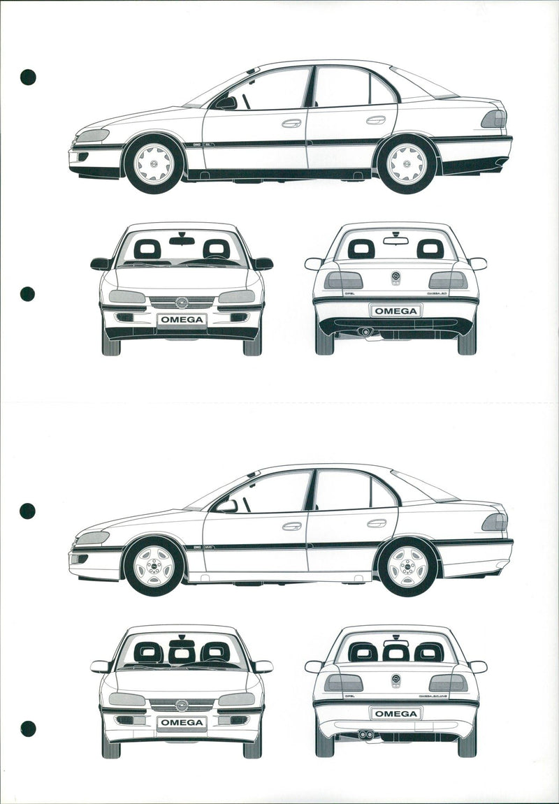 Opel Omega - Vintage Photograph