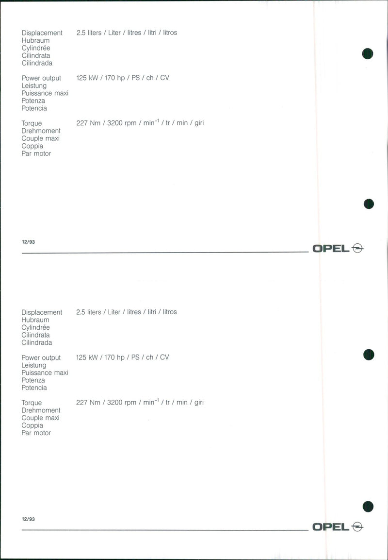 Opel Omega - Vintage Photograph