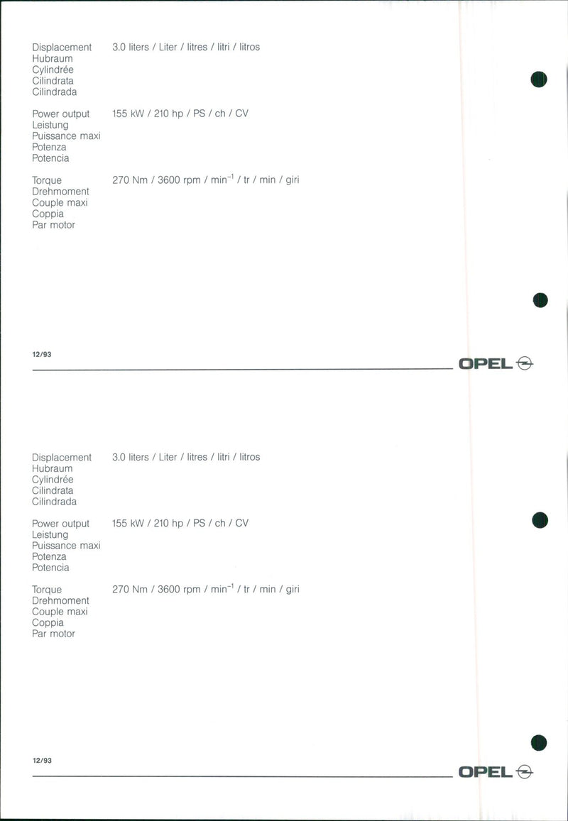 Opel Omega - Vintage Photograph