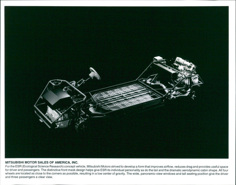 Mitsubishi ESR - Vintage Photograph