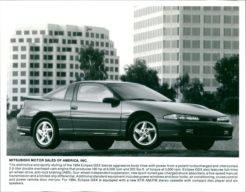 1994 Mitsubishi Eclipse GSX - Vintage Photograph