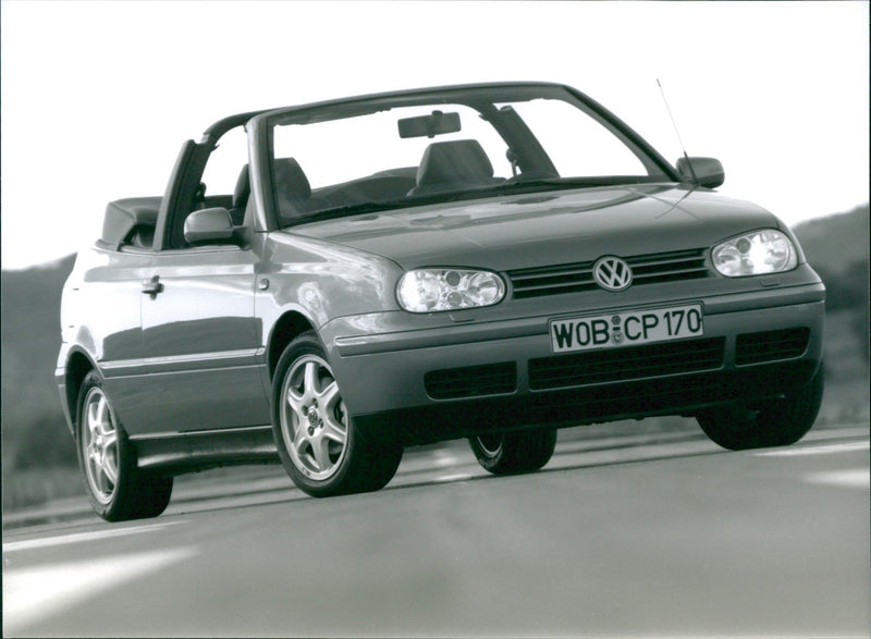 VW Golf Convertible - Vintage Photograph