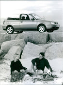 VW Golf Convertible - Vintage Photograph