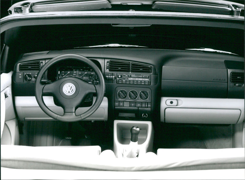VW Golf Convertible - Vintage Photograph