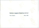 Subaru Legacy Hubertus 2.0 LX - Vintage Photograph
