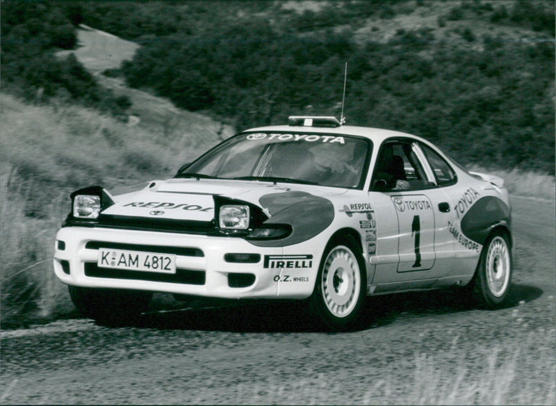 Toyota Celica Turbo 4WD Group A - Vintage Photograph