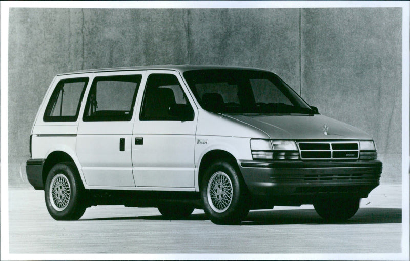 Chrysler TEVan Electric Minivan - Vintage Photograph