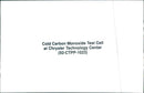 Cold Carbon Monoxide Test Cell - Vintage Photograph